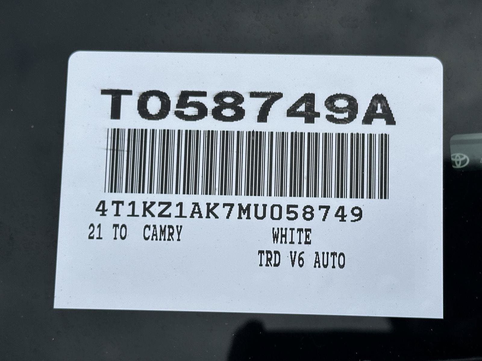 Certified 2021 Toyota Camry TRD FWD image 57