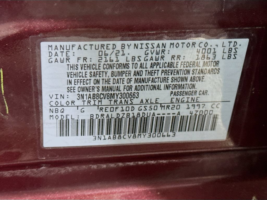 Certified 2021 Nissan Sentra SV FWD image 33