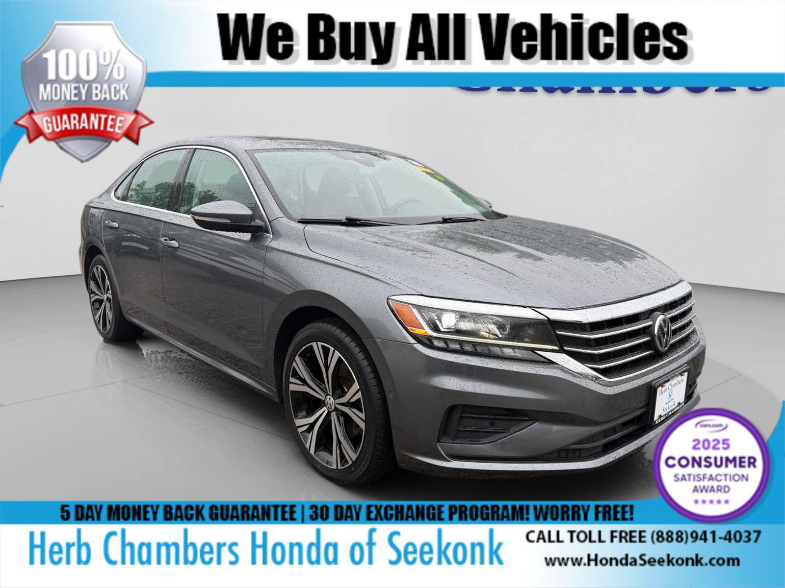 Used 2020 Volkswagen Passat 2.0T SEL FWD image 1
