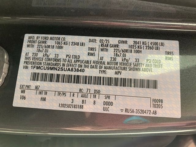 Used 2025 Ford Escape ST-Line AWD/4WD image 37