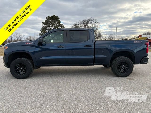 Used 2021 Chevrolet Silverado 1500 Custom Trail Boss w/ Safety Confidence Package AWD/4WD video 3
