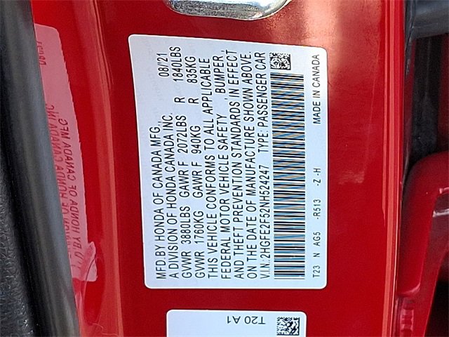 Used 2022 Honda Civic Sport image 27