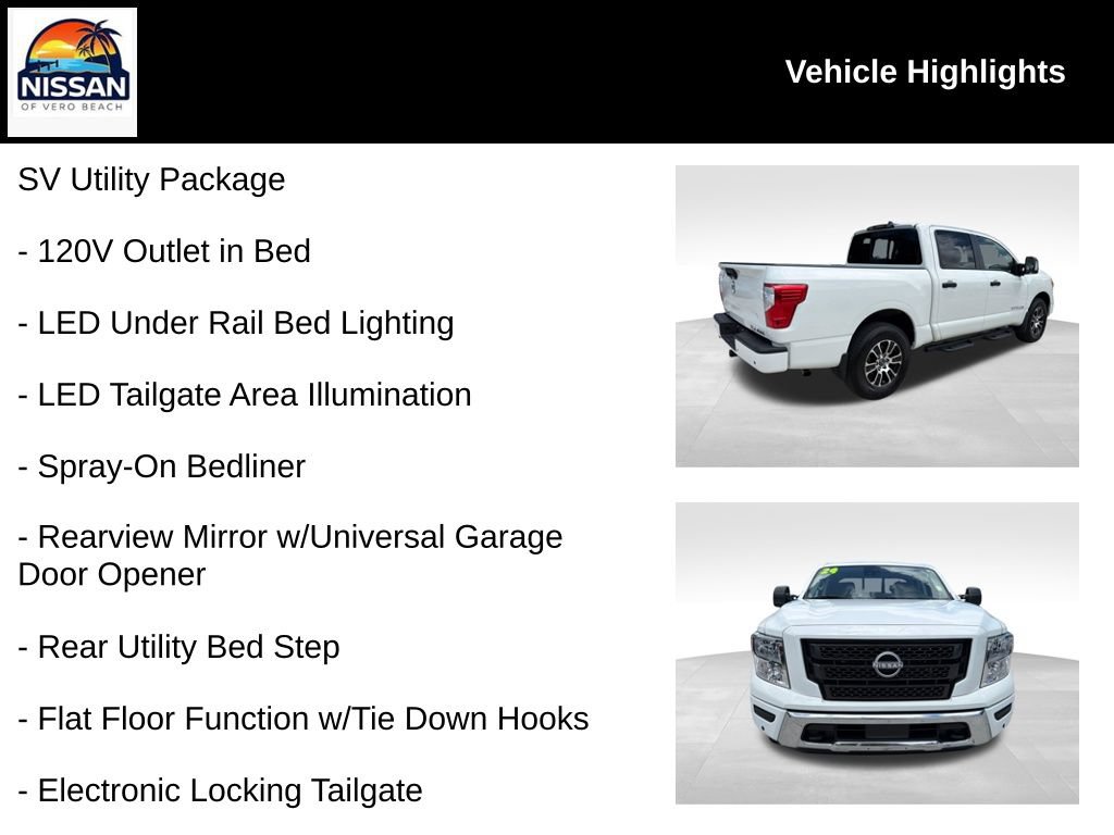 Certified 2024 Nissan Titan SV w/ SV Convenience Package AWD/4WD image 19