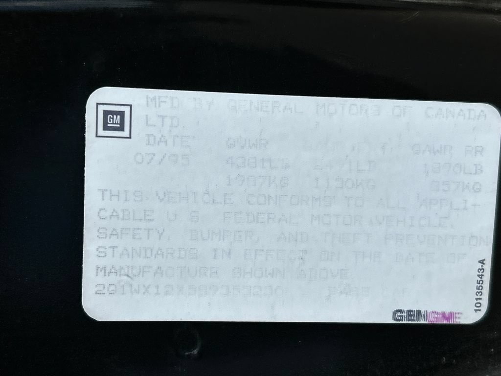 Used 1995 Chevrolet Monte Carlo Z34 FWD image 33