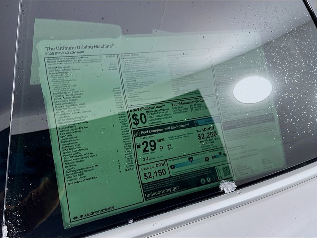 New 2026 BMW X3 xDrive30 image 12