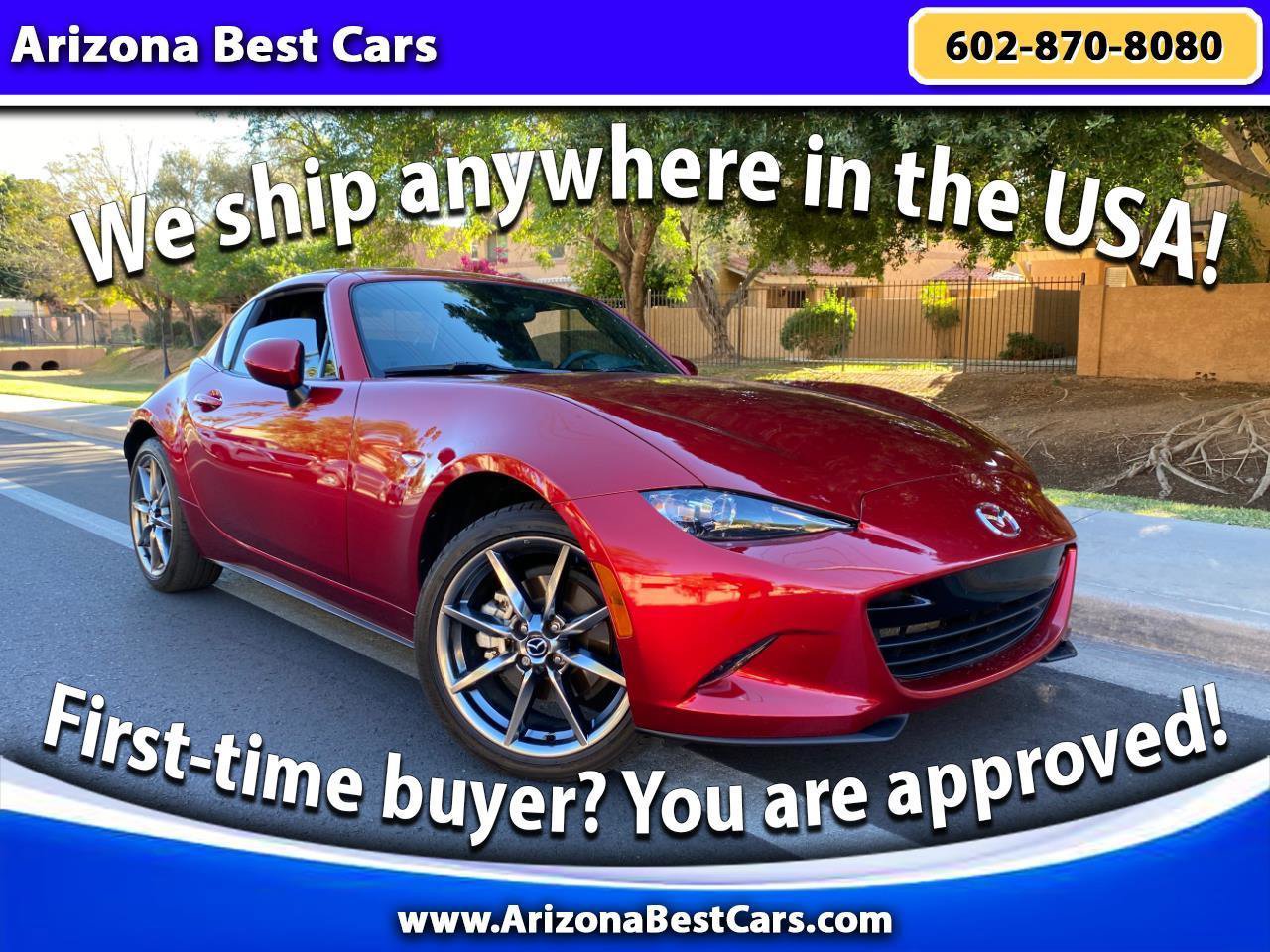 Used 2021 MAZDA MX-5 Miata RF Grand Touring RWD image 1