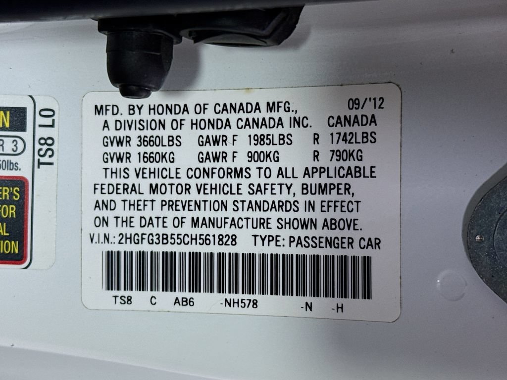 Used 2012 Honda Civic LX image 32