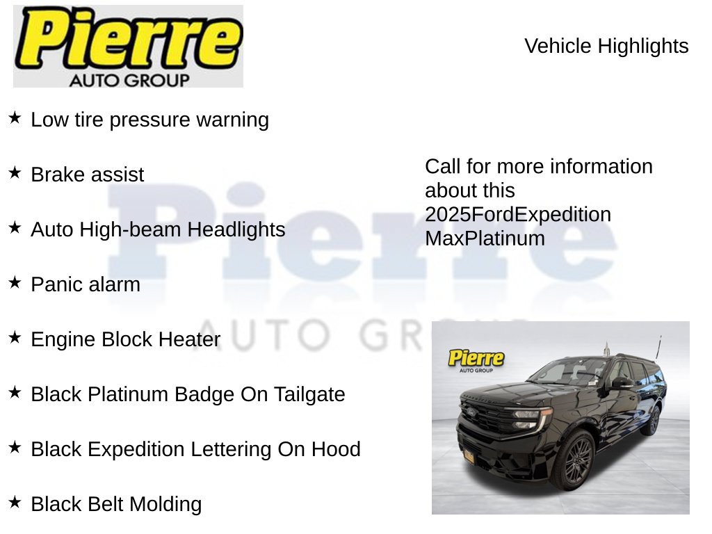 Certified 2025 Ford Expedition Max Platinum w/ Stealth Performance Package AWD/4WD image 22