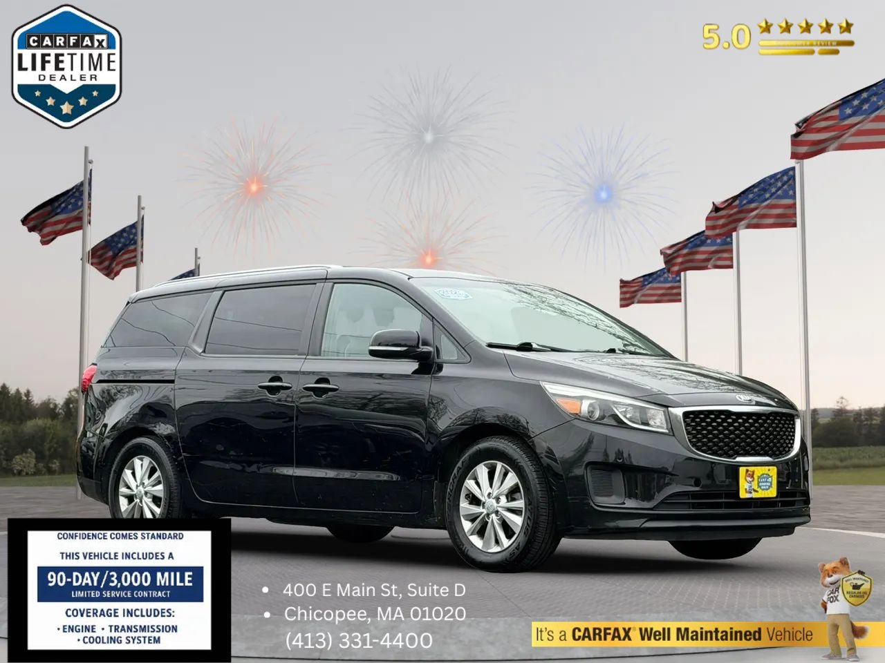 Used 2017 Kia Sedona LX w/ LX Essentials Premium Package FWD image 1
