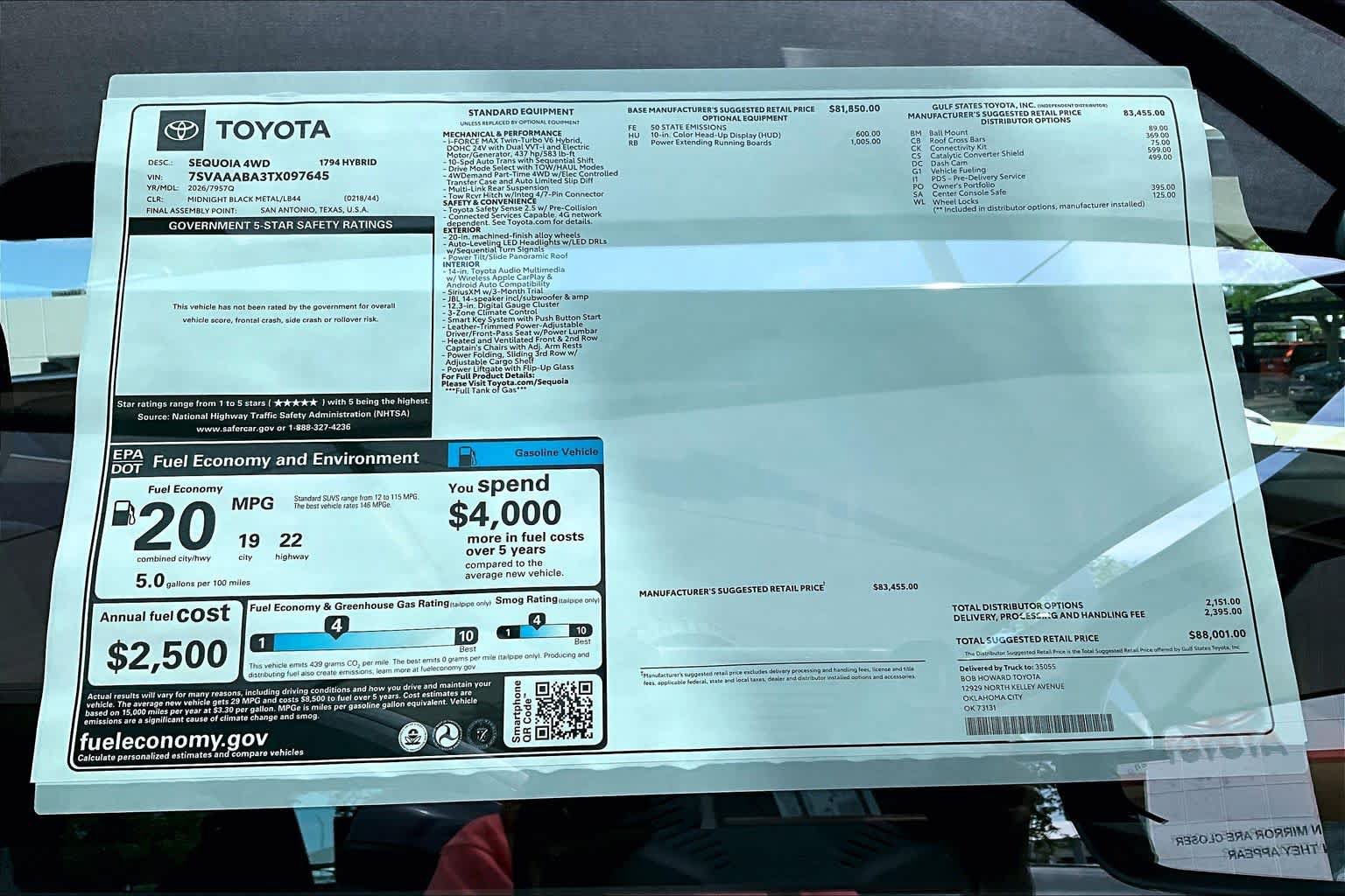 New 2026 Toyota Sequoia 1794 Edition AWD/4WD image 19