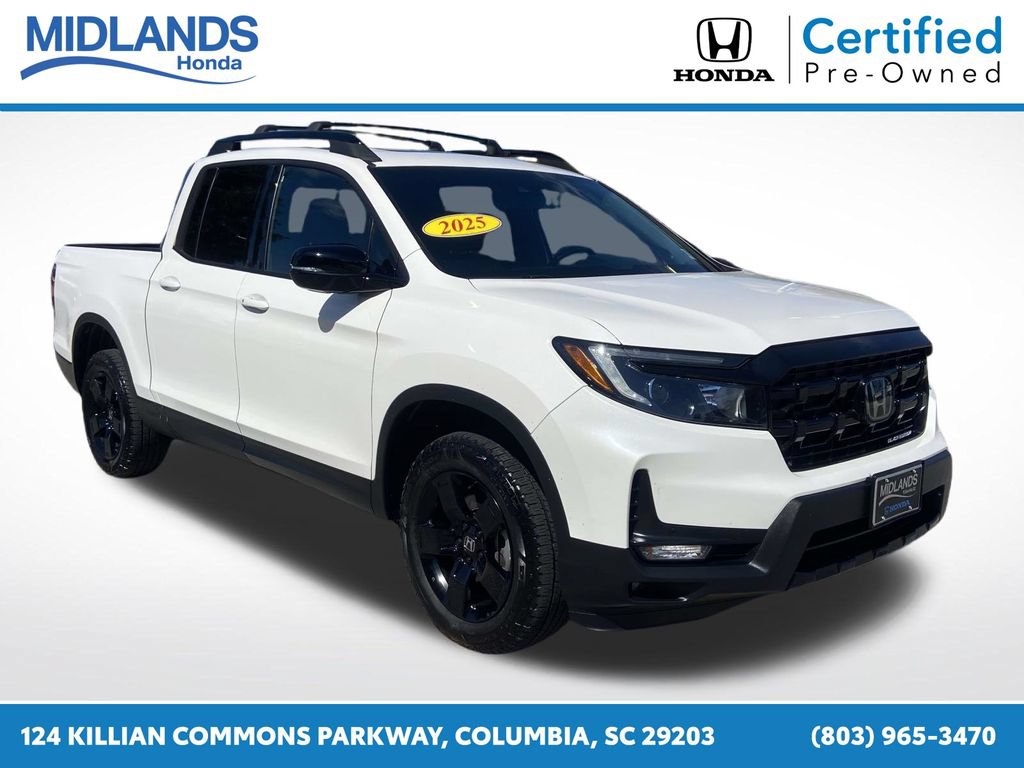 Certified 2025 Honda Ridgeline Black Edition