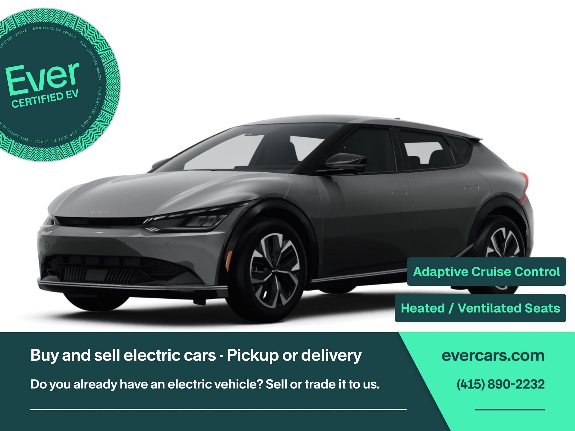 Used 2024 Kia EV6 Wind w/ Wind Technology Package RWD image 1