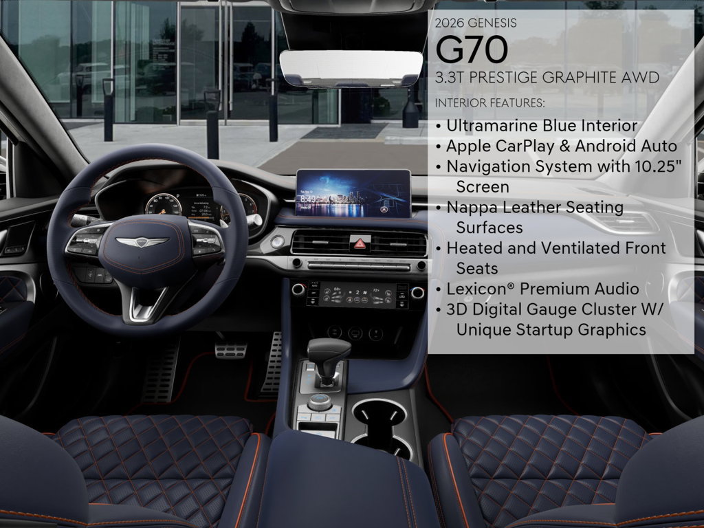 New 2026 Genesis G70 3.3T Prestige AWD/4WD image 17
