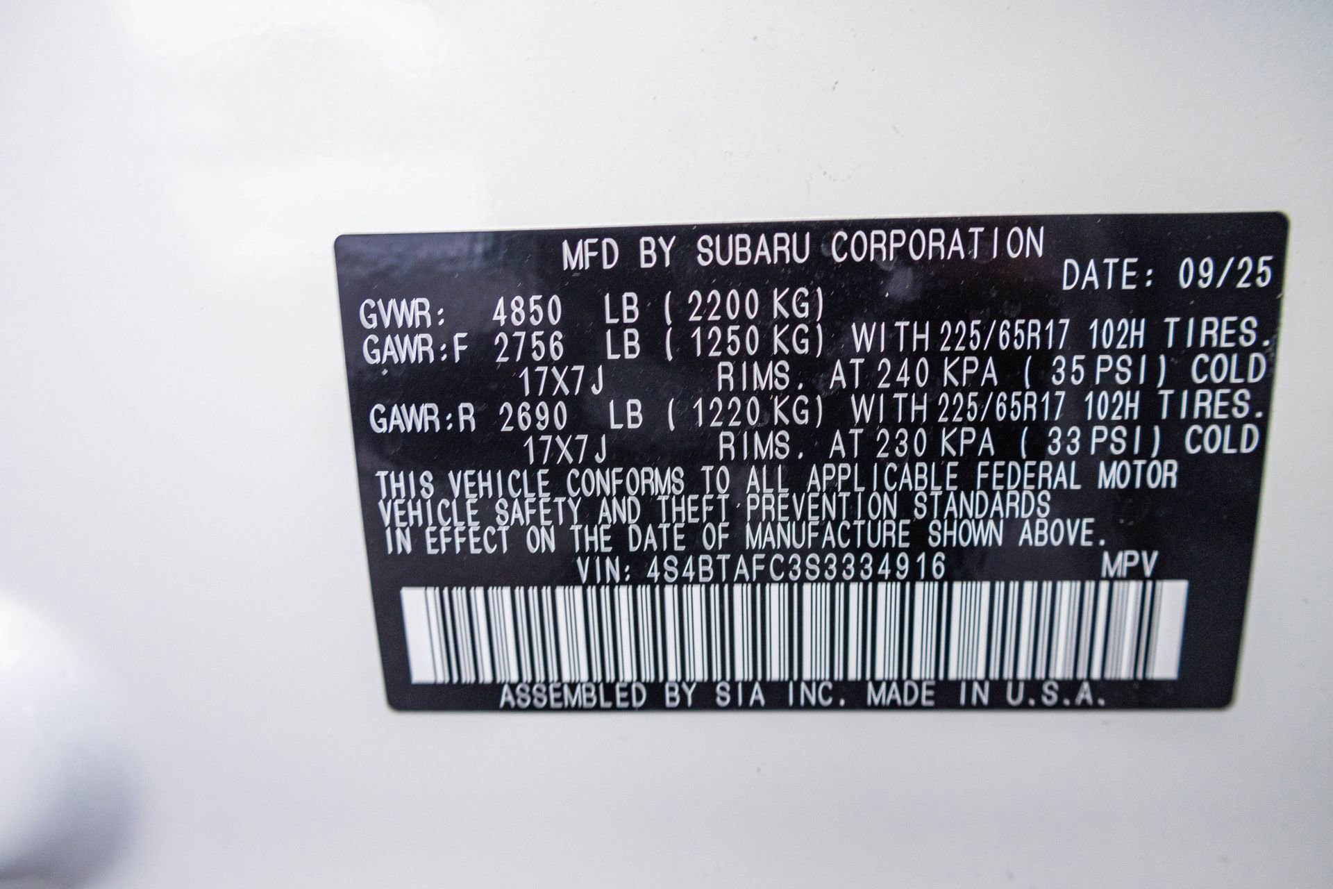 New 2025 Subaru Outback Premium w/ Popular Package #1A image 38