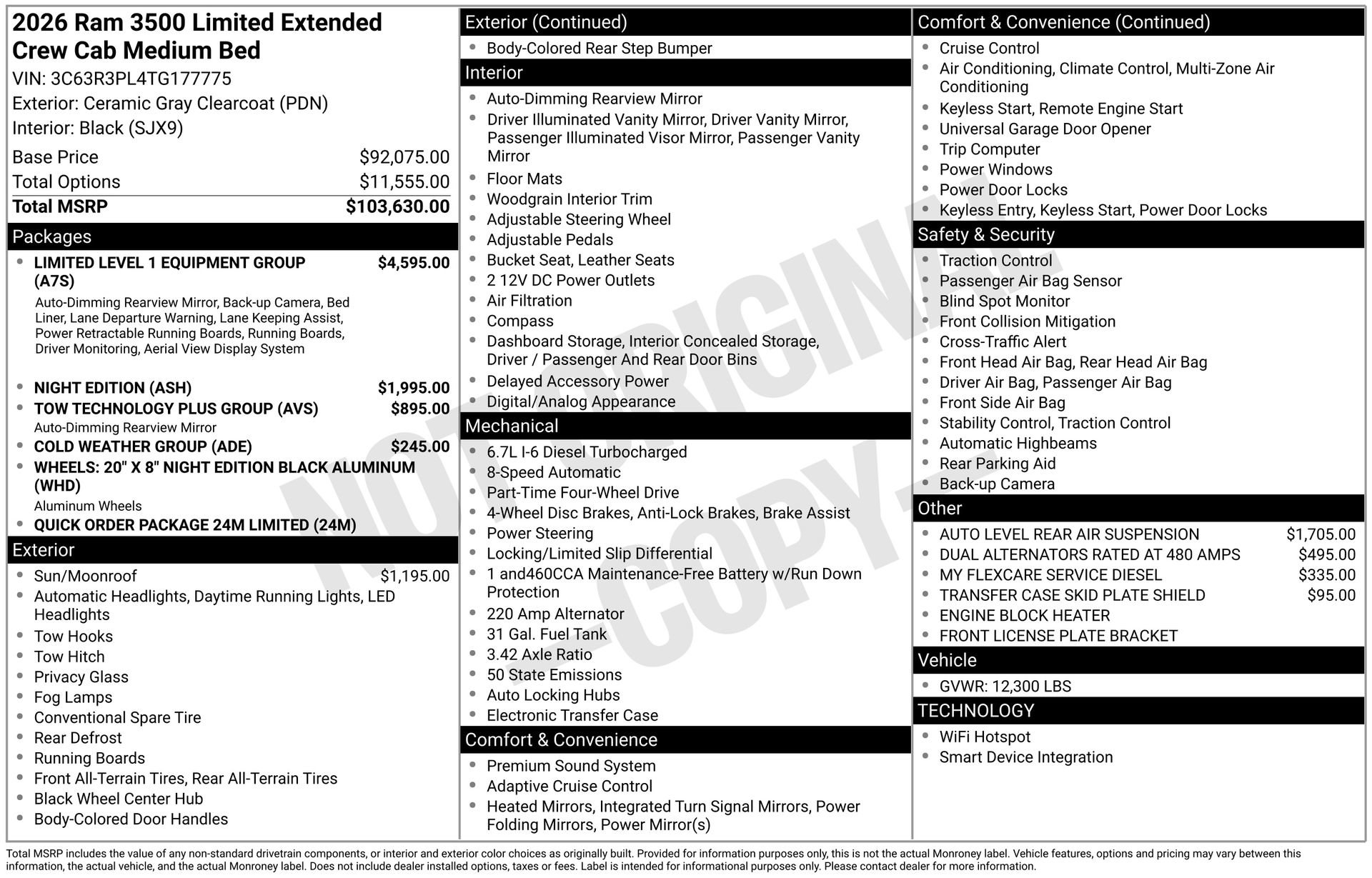New 2026 RAM 3500 Limited image 15