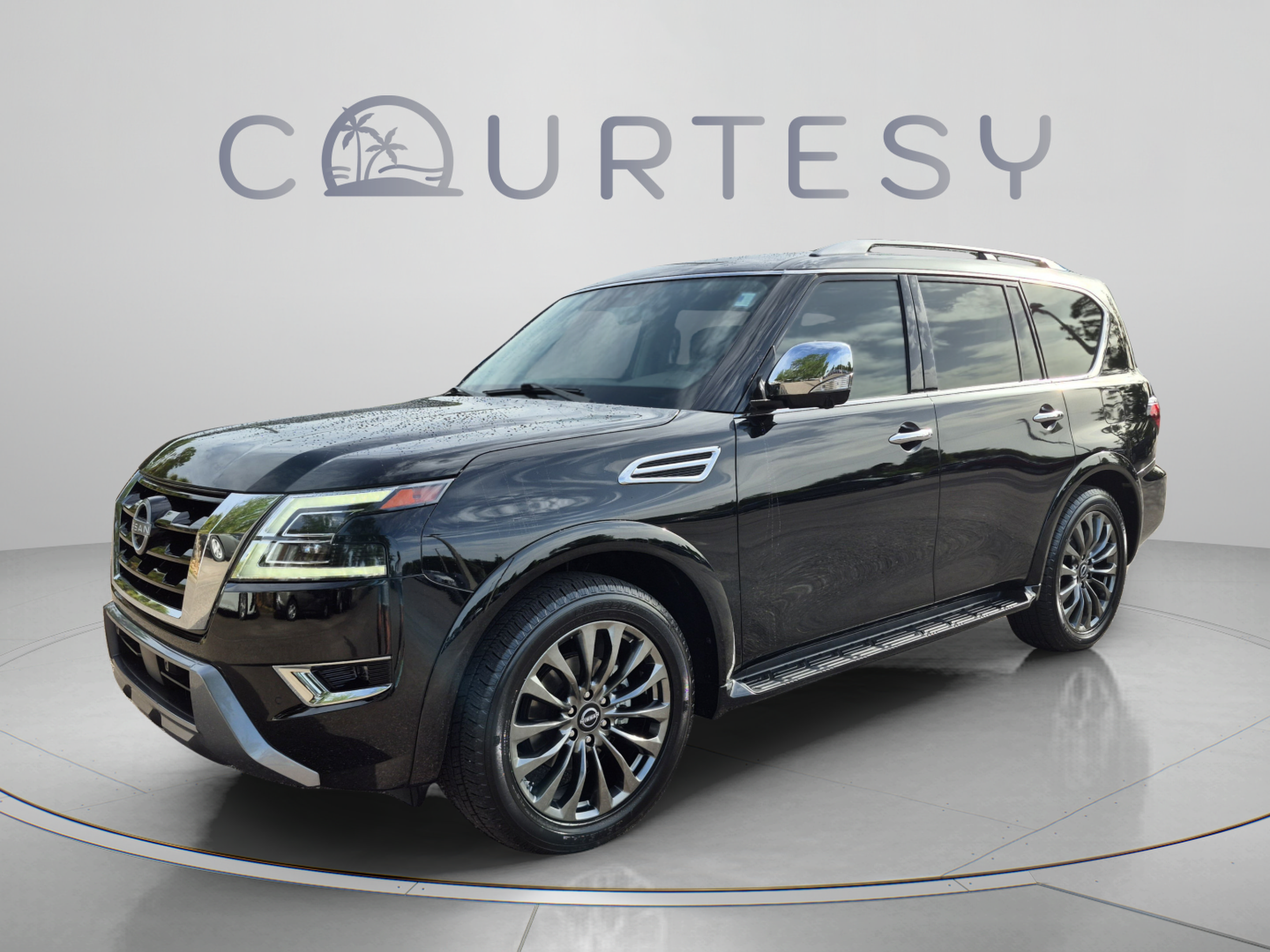 Certified 2023 Nissan Armada Platinum w/ Captain's Chairs Package