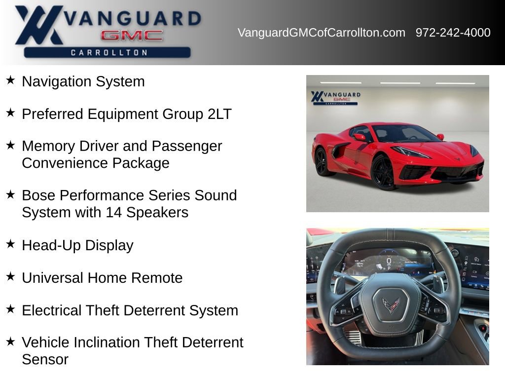 Used 2026 Chevrolet Corvette Stingray Preferred Cpe w/ 2LT RWD image 6