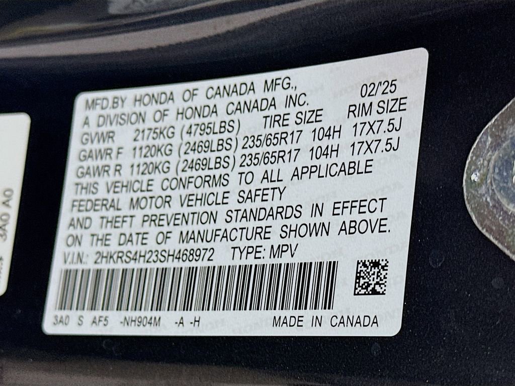 Certified 2025 Honda CR-V LX image 31