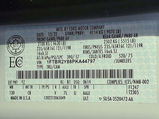 Used 2023 Ford Transit 250 Low Roof AWD w/ Exterior Upgrade Package image 28