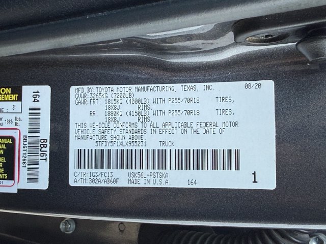 Used 2020 Toyota Tundra SR5 AWD/4WD image 34