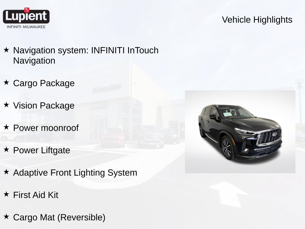 Used 2023 INFINITI QX60 Sensory w/ Vision Package AWD/4WD video 3