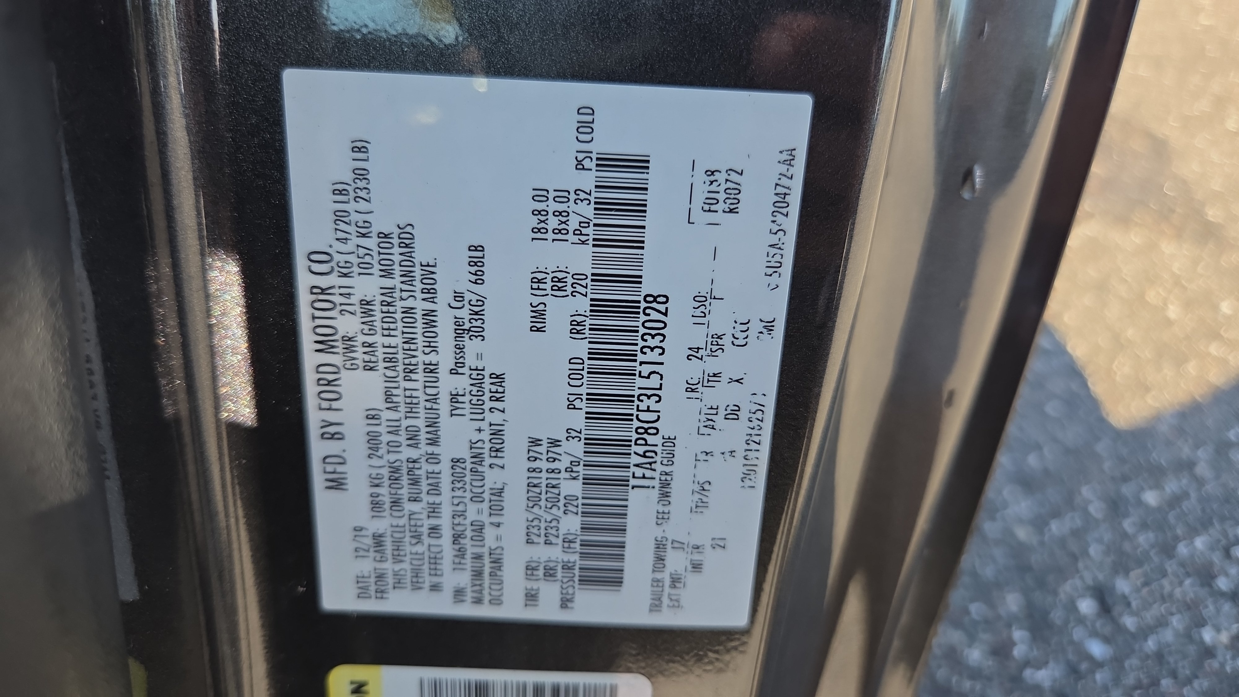 Used 2020 Ford Mustang GT RWD image 17