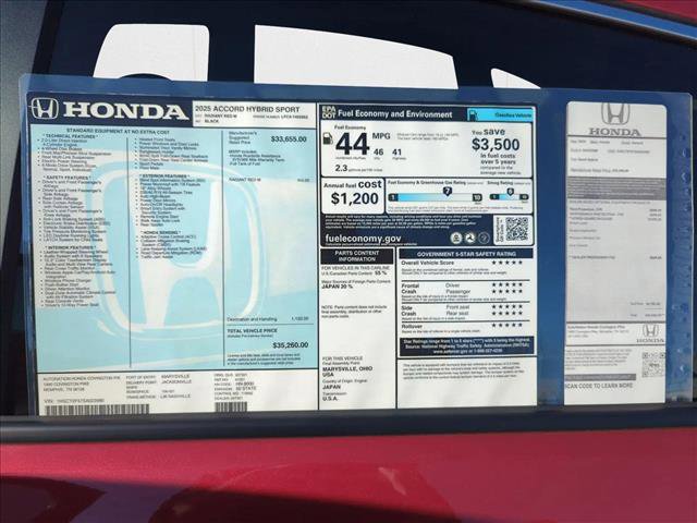 New 2025 Honda Accord Sport image 18