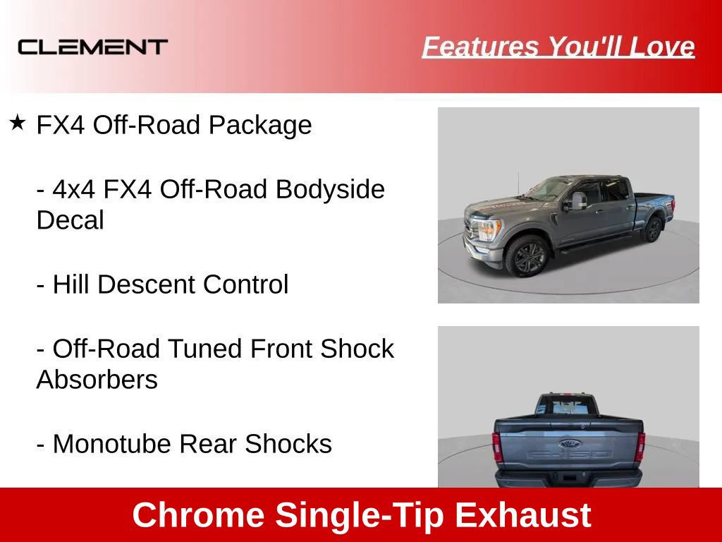 Used 2023 Ford F150 XLT w/ Equipment Group 302A High AWD/4WD image 57