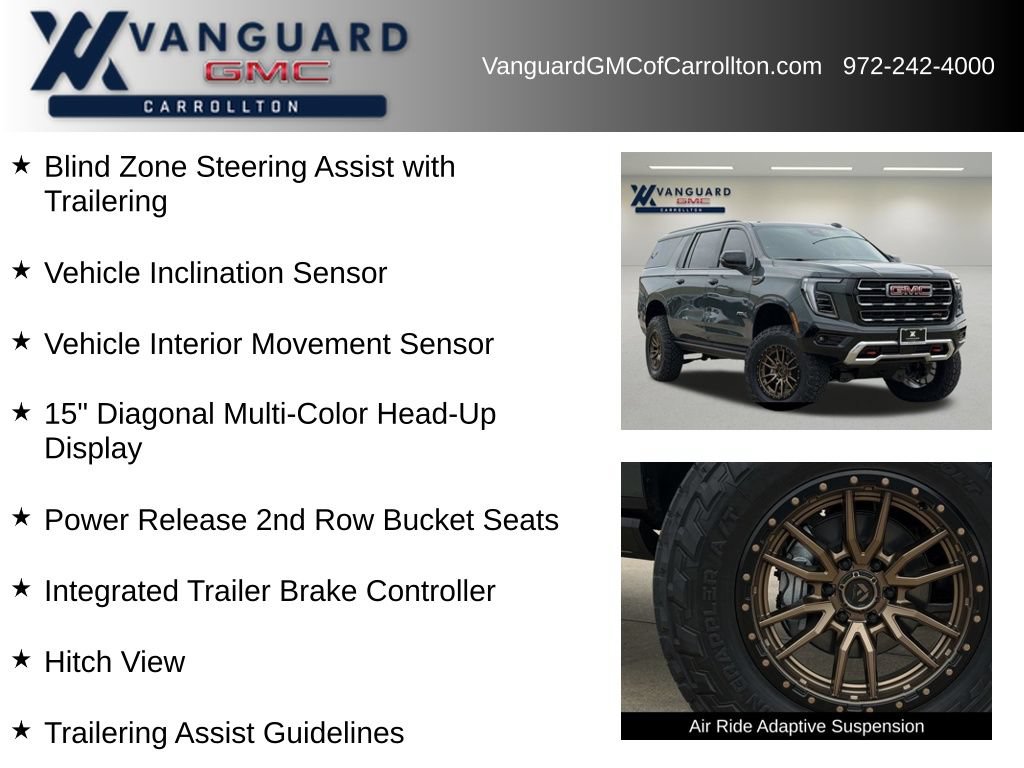 New 2026 GMC Yukon XL AT4 w/ AT4 Premium Plus Package AWD/4WD image 24