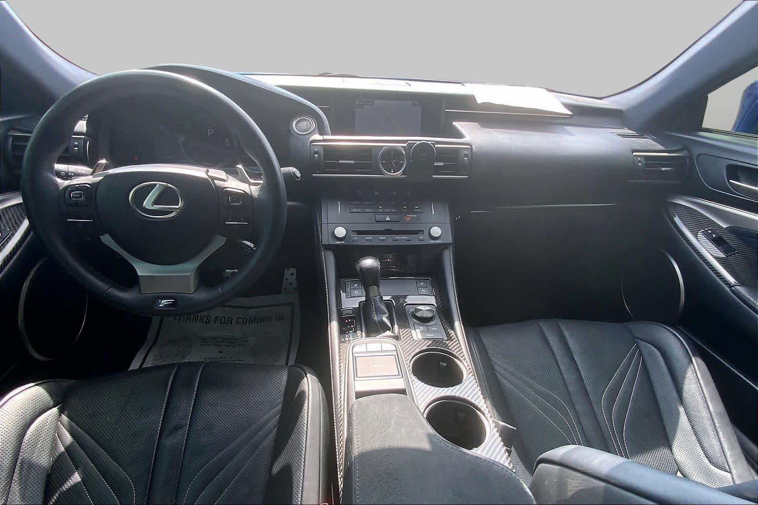 Used 2015 Lexus RC F w/ Performance Package RWD image 16