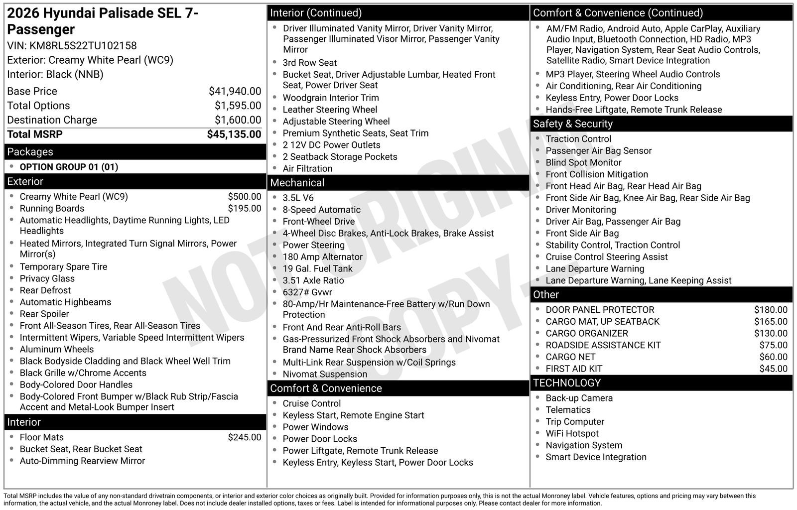 New 2026 Hyundai Palisade SEL image 27