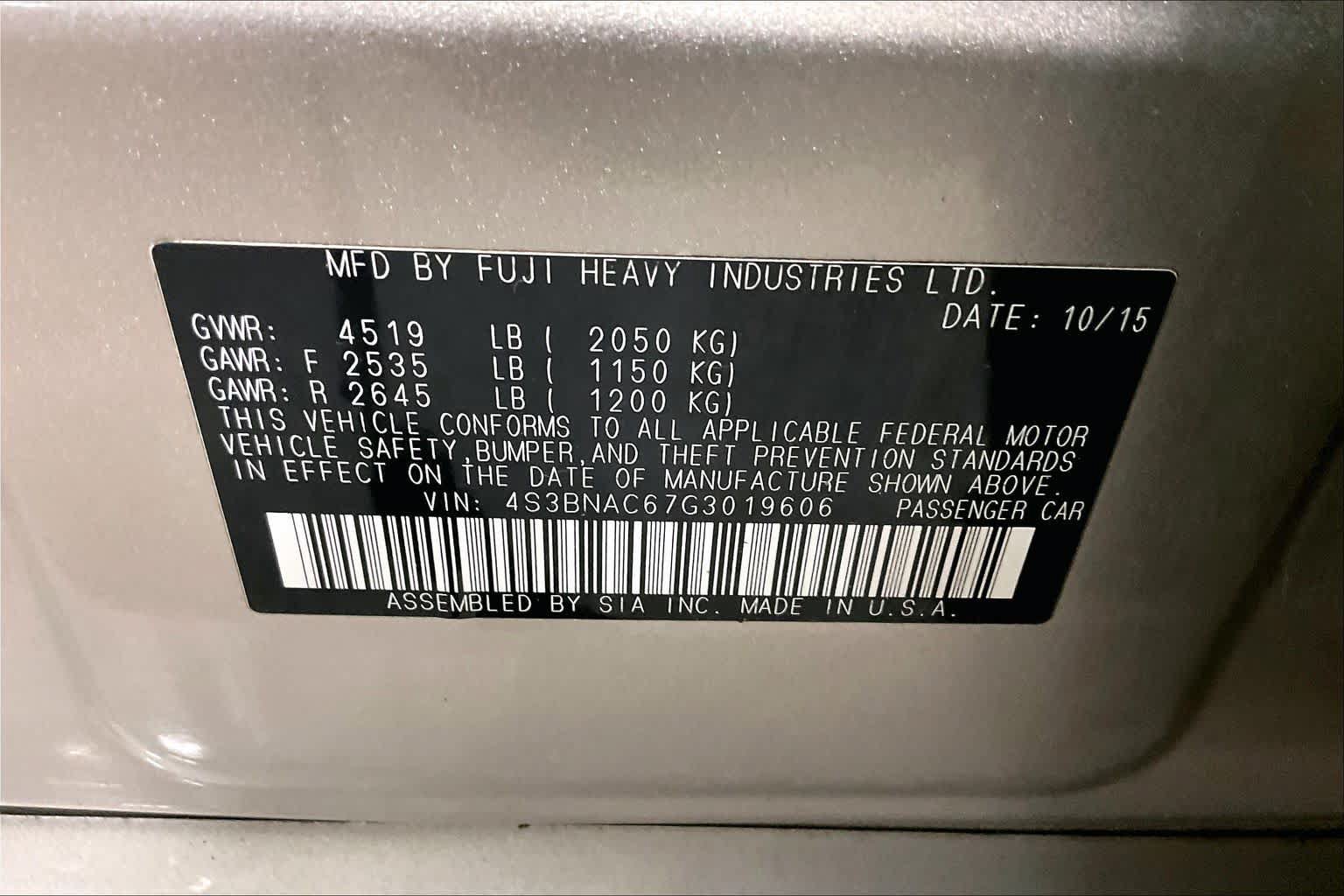Used 2016 Subaru Legacy 2.5i Premium AWD/4WD image 36