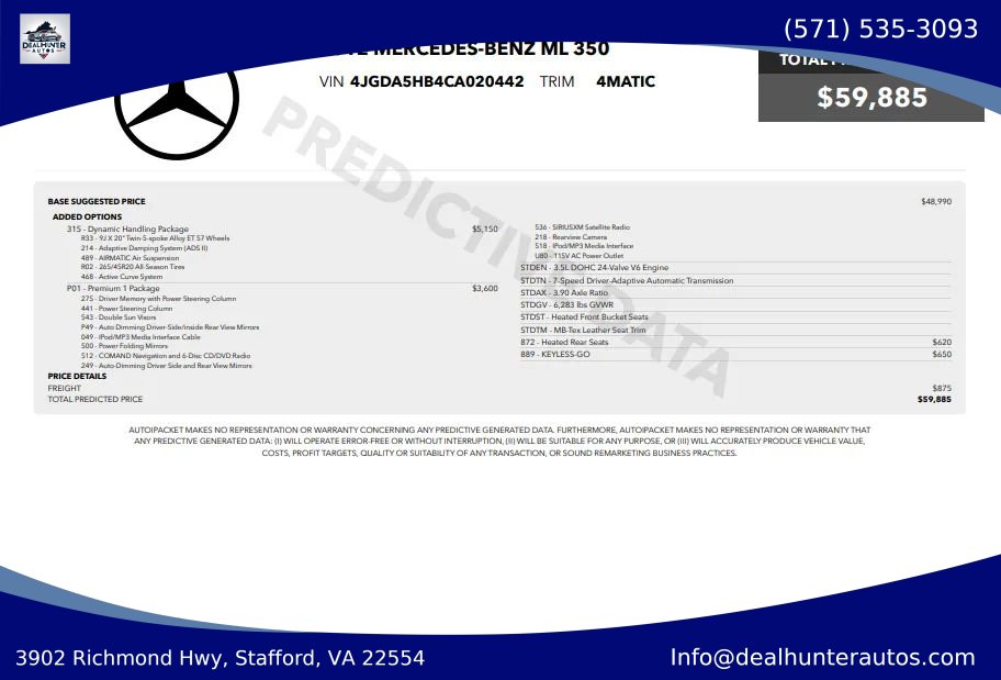 Used 2012 Mercedes-Benz ML 350 4MATIC image 42