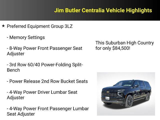 New 2025 Chevrolet Suburban High Country image 8