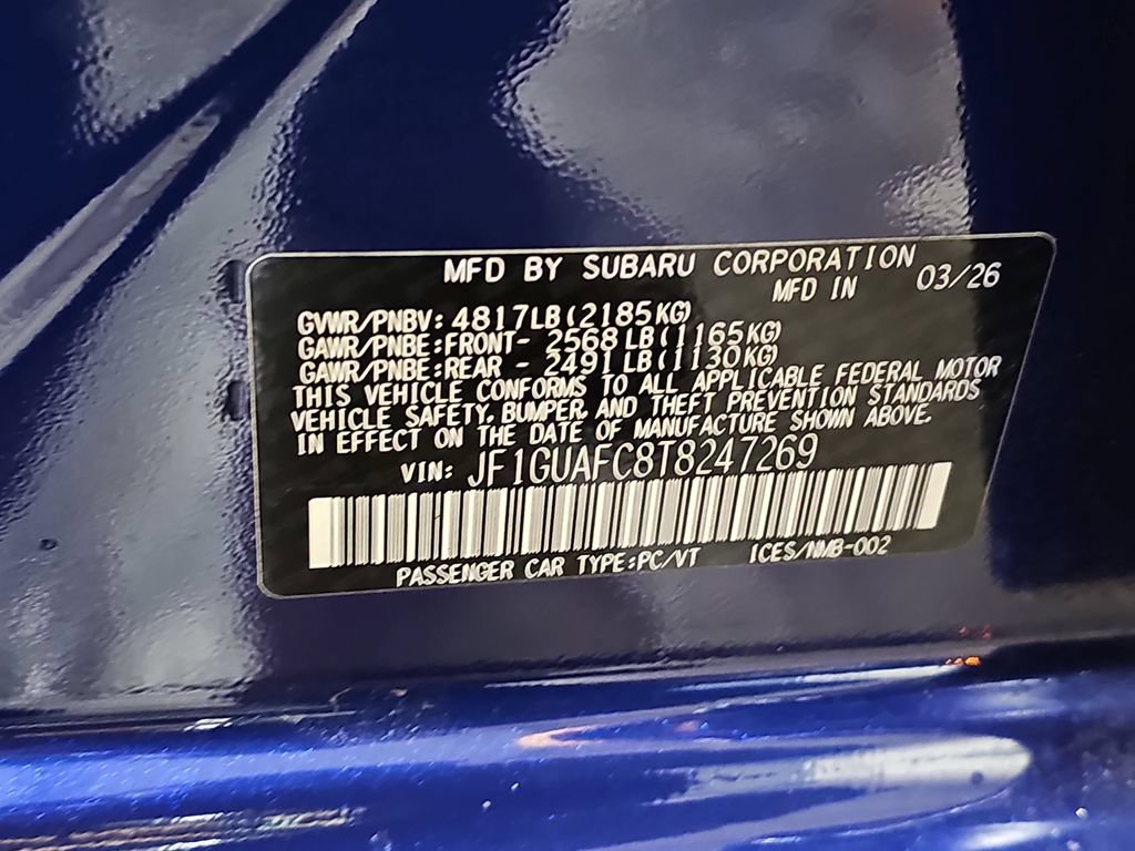 New 2026 Subaru Impreza 2.0i Sport AWD/4WD image 36