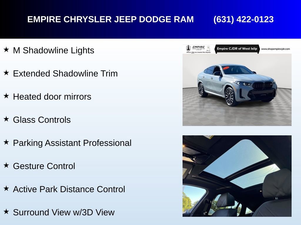 Used 2024 BMW X6 M60i w/ Executive Package image 26