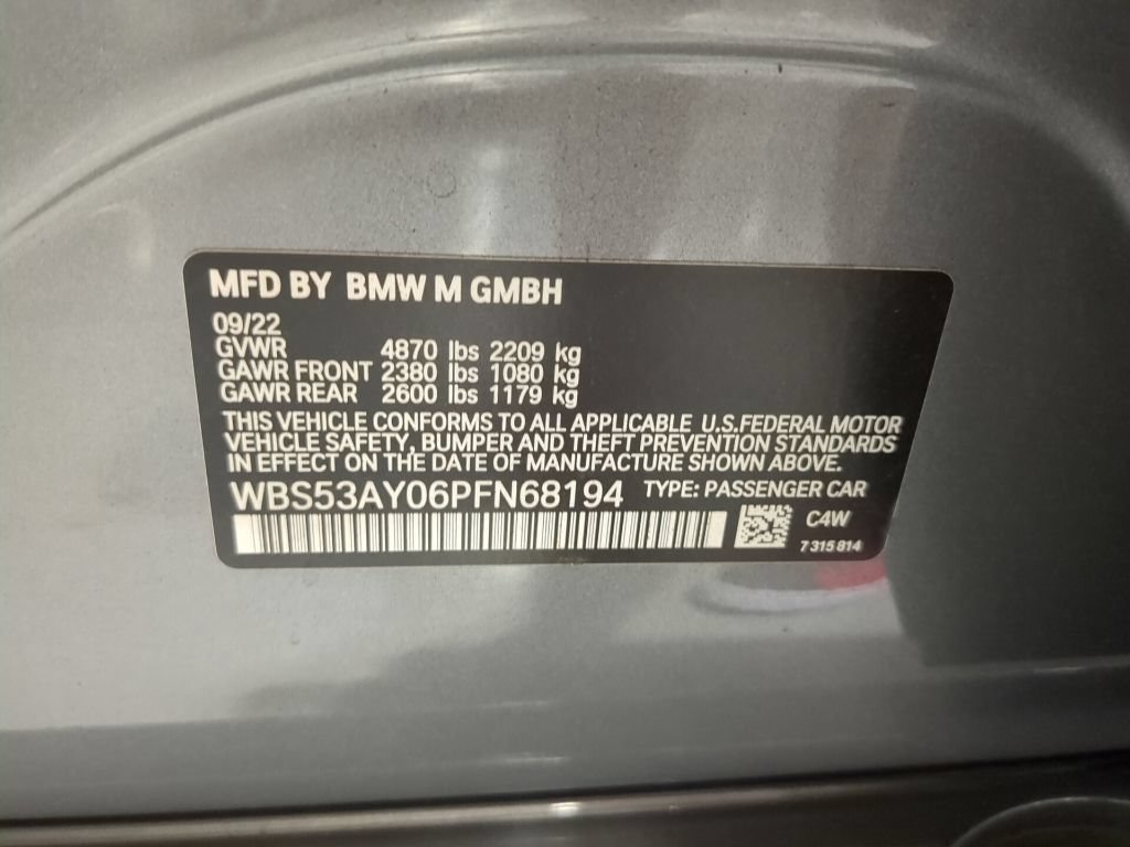 Used 2023 BMW M3 w/ Executive Package RWD image 16