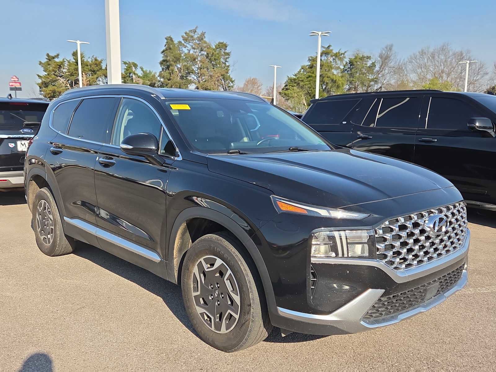 Used 2022 Hyundai Santa Fe Blue image 1