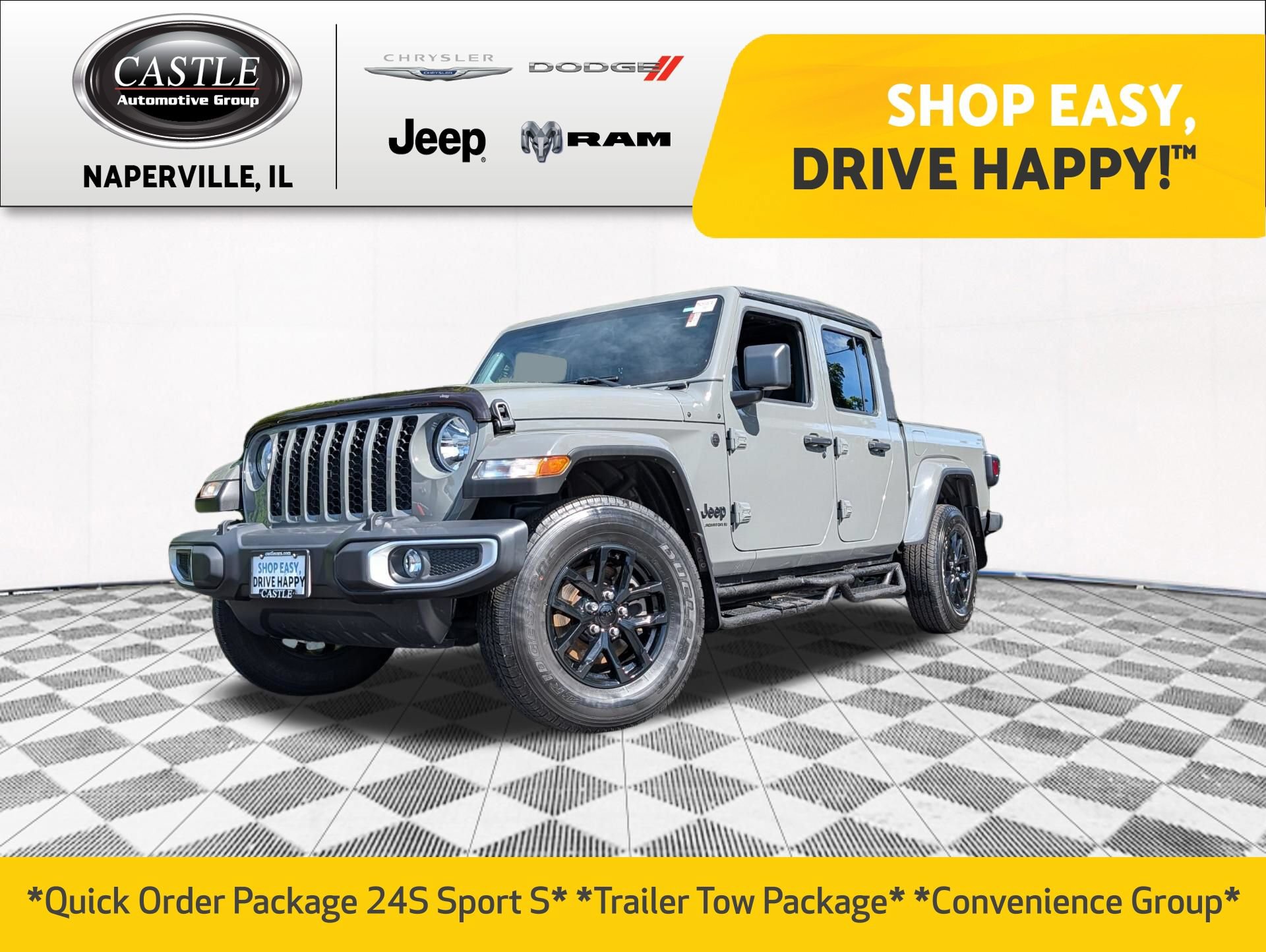 Used 2023 Jeep Gladiator Sport AWD/4WD video 1