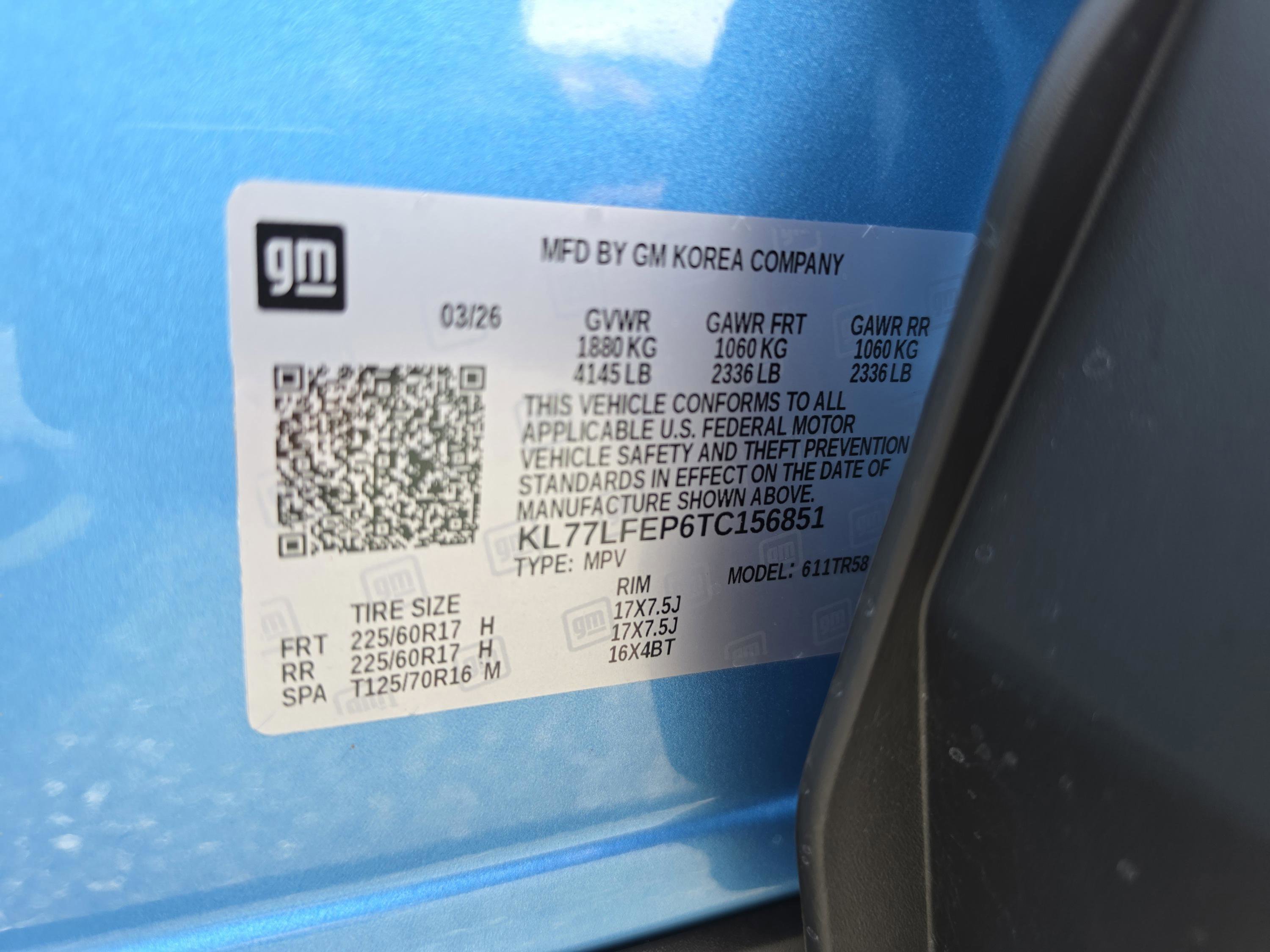 New 2026 Chevrolet Trax LS w/ LS Convenience Package FWD image 33