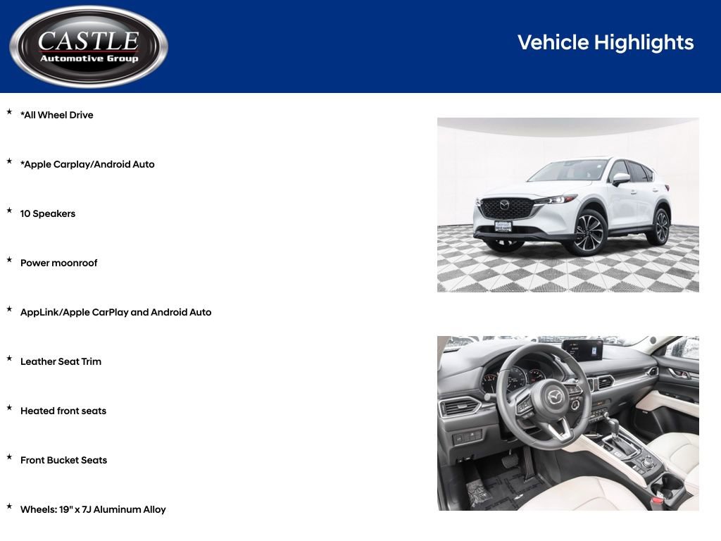 Used 2023 MAZDA CX-5 AWD 2.5 S w/ Premium Package image 4