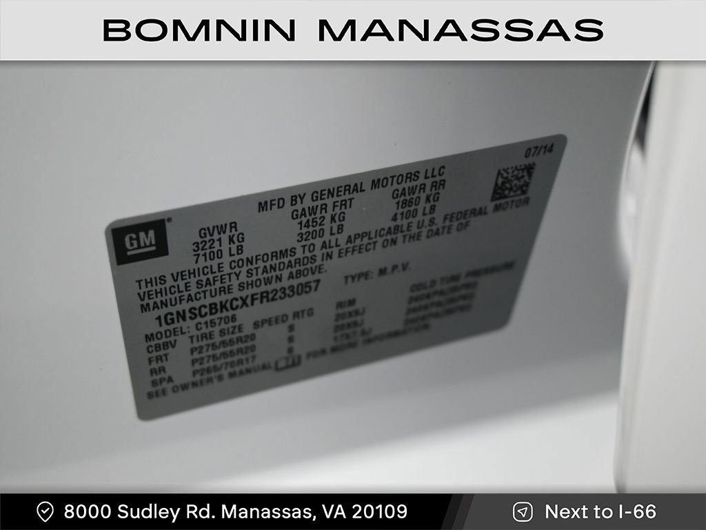 Used 2015 Chevrolet Tahoe LT image 16