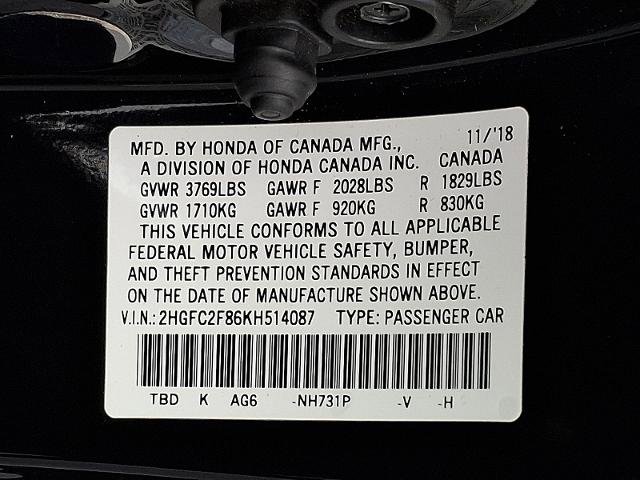 Used 2019 Honda Civic Sport image 26