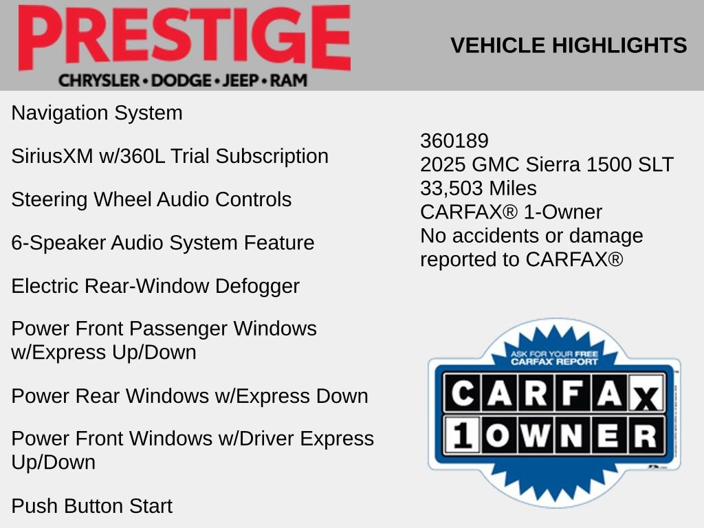 Used 2025 GMC Sierra 1500 SLT AWD/4WD image 10