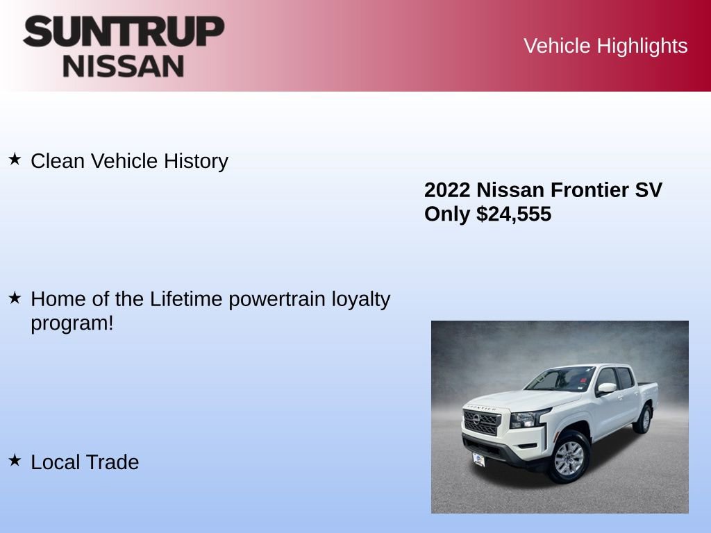 Used 2022 Nissan Frontier SV image 8