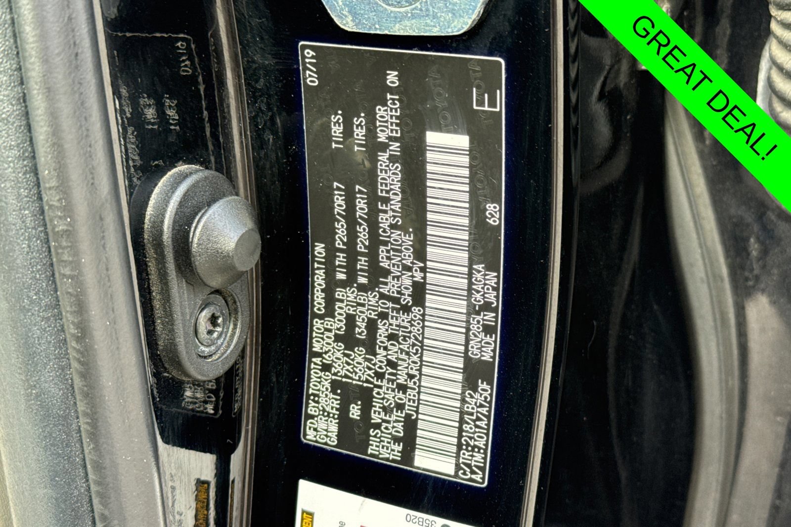 Certified 2019 Toyota 4Runner SR5 Premium AWD/4WD image 28