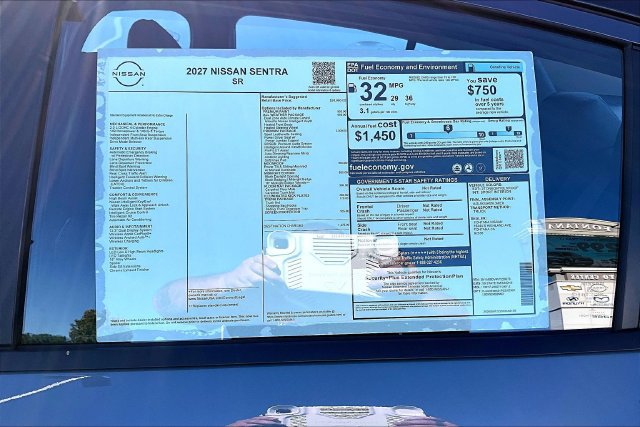 New 2027 Nissan Sentra SR w/ SR Premium Package FWD image 13