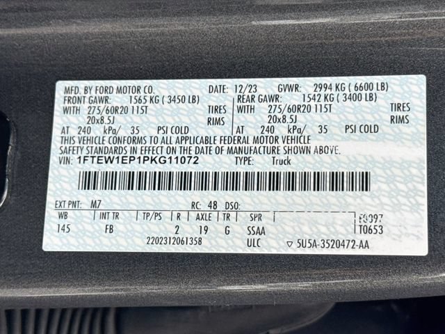 Certified 2023 Ford F150 XLT w/ Equipment Group 302A High AWD/4WD image 41