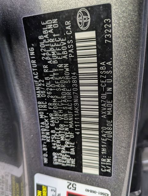 Used 2022 Toyota Camry SE image 35