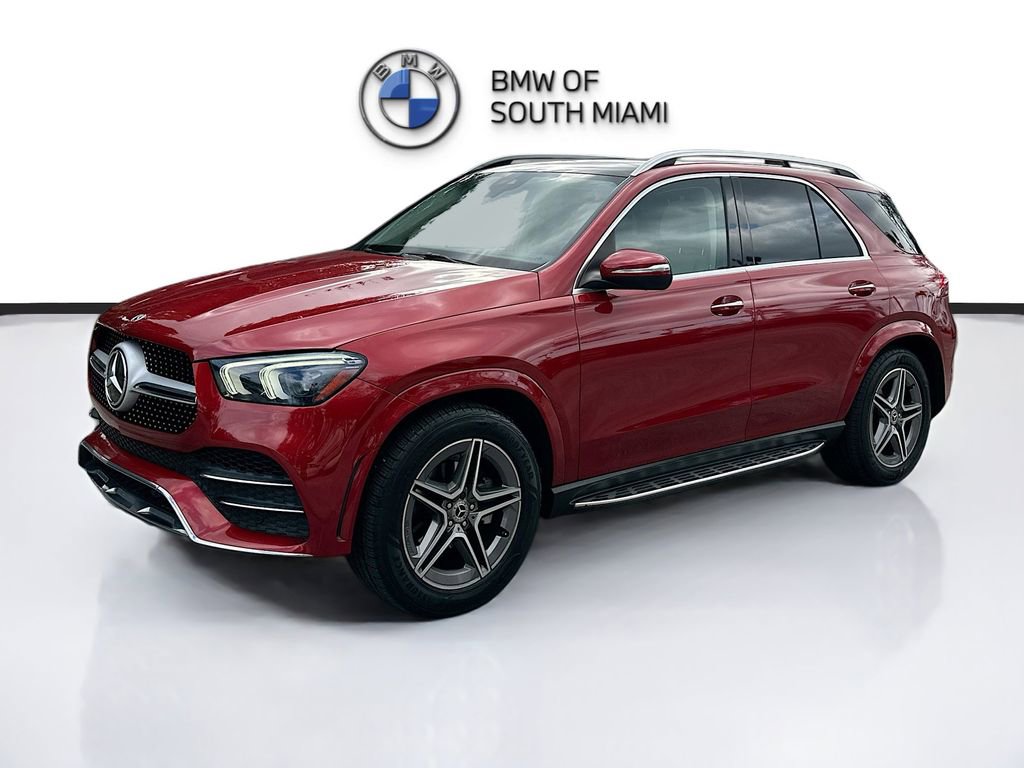 Used 2021 Mercedes-Benz GLE 350 w/ AMG Line Exterior image 3